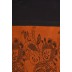 Premium Silk Border Stole-Black Premium Silk Border Stole-Black